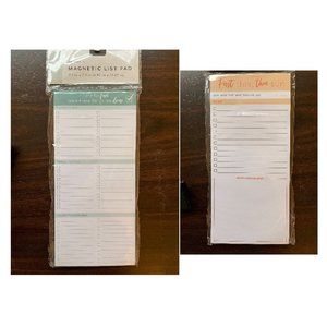 Design Group Magnetic List Pad 80 Sheets (Set of 4)